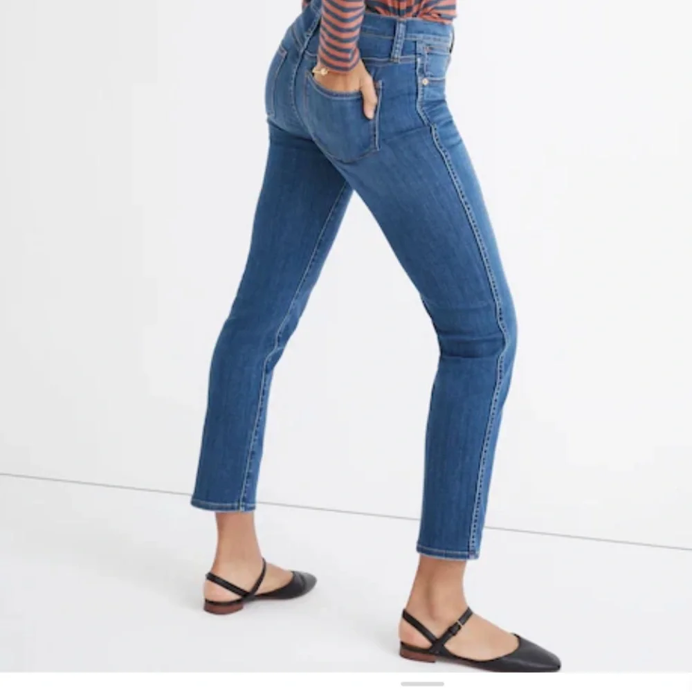 Madewell midrise stovepipe jeans